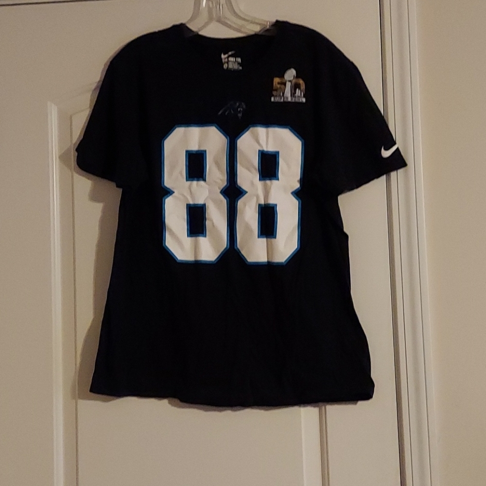 Number 88 Olsen Carolina Panthers t-shirt